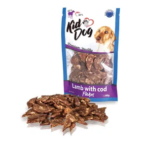 KIDDOG Chipsy jagnięce z dorszem morskim 80 g